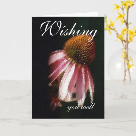 Het Beste Gewenst Kaart (Gele Bloem)