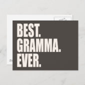 Het beste. Gramma. Ooit. Briefkaart (Voorkant / Achterkant)