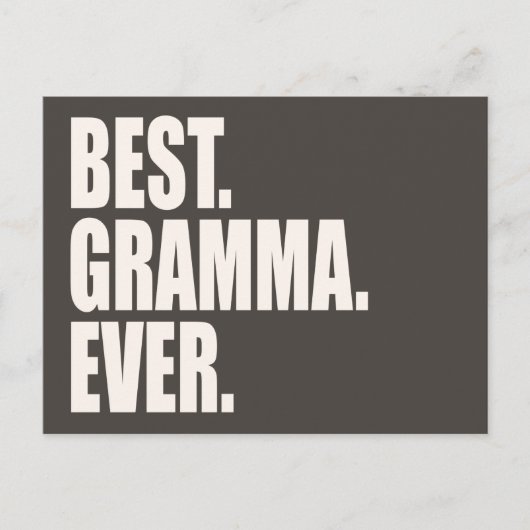 Het beste. Gramma. Ooit. Briefkaart (Voorkant)