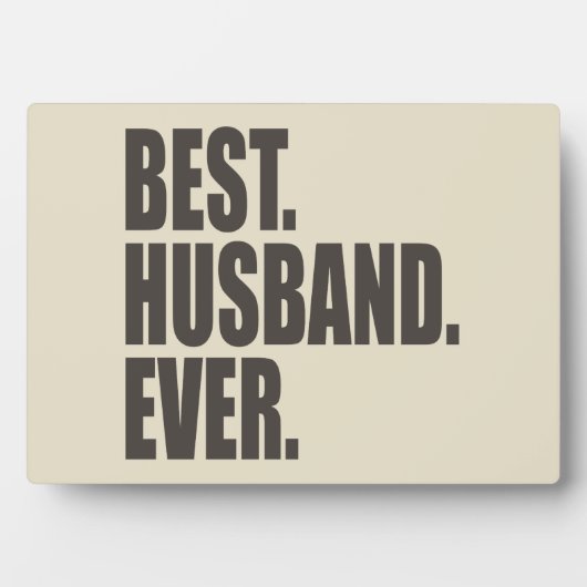 Het beste. Husband. Ooit. Fotoplaat (voorkant)