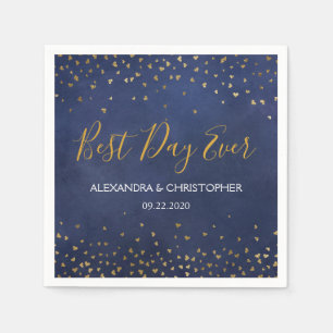 Het beste Huwelijk van de Confettien van de Harten Servet