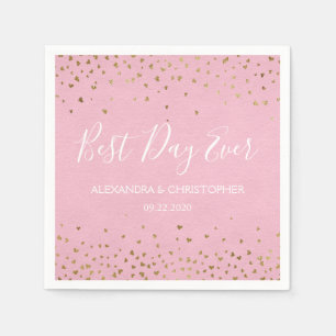 Het beste Huwelijk van de Confettien van de Harten Servet