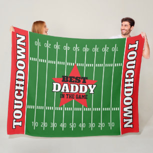 Het beste in het spel Football gepersonaliseerde g Fleece Deken