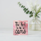 Het beste is nog niet bereikt informatiekaartje (Staand voorkant)