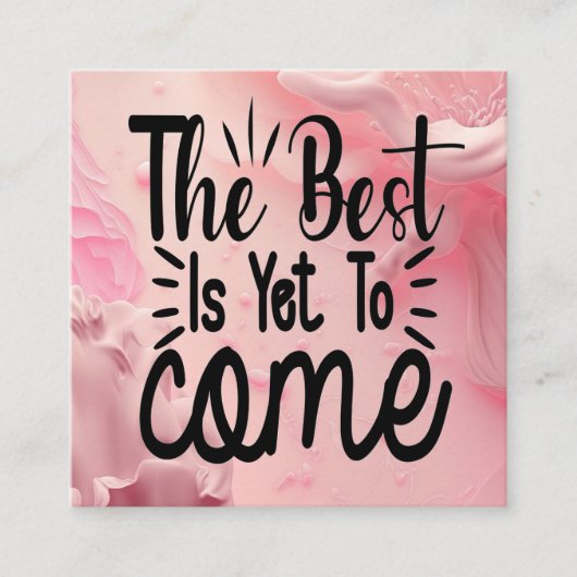 Het beste is nog niet bereikt informatiekaartje (Voorkant)