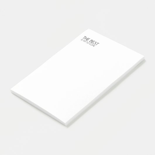 Het beste is nog niet bereikt post-it® notes (Schuin)
