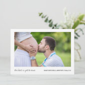 Het beste is nog niet bereikt | Zwangerschap Aanko Aankondiging (Staand voorkant)