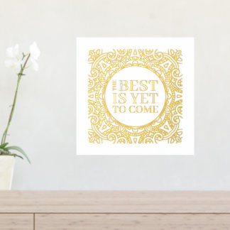 Het beste is nog steeds om gouden Mandala te citer Folie Afdrukken