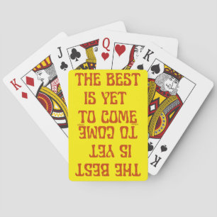 HET BESTE IS NOG STEEDS OM MOTIVATIE TE KOMEN POKERKAARTEN