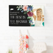 Het beste is nog te komen Floral Afstuderen Spandoek (Insitu)