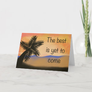 Het beste is nog te komen strand quote Kaart
