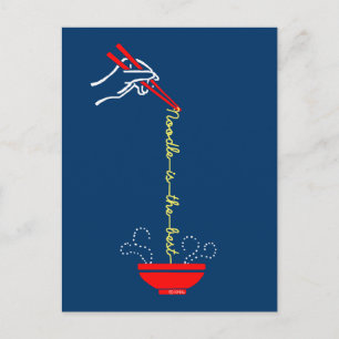 Het beste is noodle briefkaart