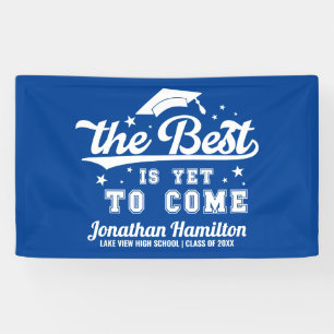 Het beste komt nog Blauwe Grad Feest Spandoek