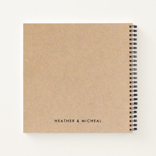 Het Beste Komt Nog Papieren Trouwdagboek Notitieboek (Achterkant)