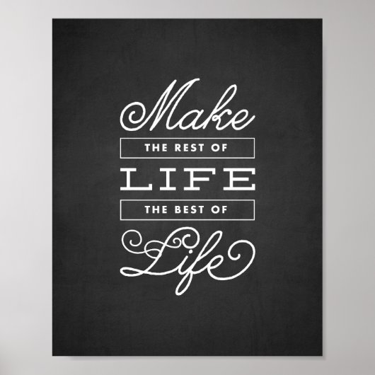 Het beste leven | Art Print (Voorkant)