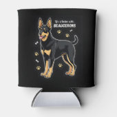 Het beste leven met Beauce Sheepdog Tanktop Blikjeskoeler (Voorkant)