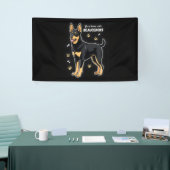 Het beste leven met Beauce Sheepdog Tanktop Spandoek (Beurs)