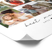 Het beste moderne mama script ooit | 9 Fotorooster Poster (Hoek)