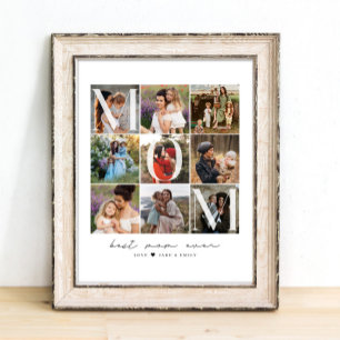 Het beste moderne mama script ooit   9 Fotorooster Poster