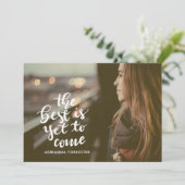 Het beste moet nog handgeschreven komen | Afstudee Kaart (Staand voorkant)