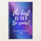 Het beste moet nog komen positieve citaat inspirat planner (Voorkant)