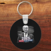 Het beste moet nog komen Trump 2025 Patriotic New  Sleutelhanger (Voorkant)
