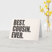 Het beste. Neef. Ooit. Kaart (Gele Bloem)