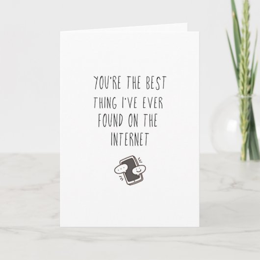 Het beste op internet | Onlinedatering Feestdagen Kaart (Voorkant)