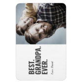 Het beste. Opa. Ooit. Vaderdag Foto Magneet (Verticaal)