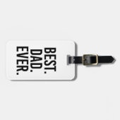 Het beste. Papa. Ooit. Bagagelabel (Voorkant horizontaal)