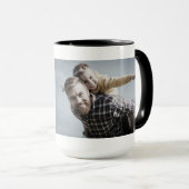 Het beste. Papa. Ooit. Vaderdag Foto Mok (Voorkant rechts)