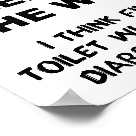 Het beste Poster van de Funny van het Aanvoelen (Hoek)