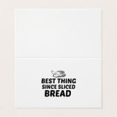 Het beste sinds gesneden brood visitekaartjes (Buitenkant ongevouwen)