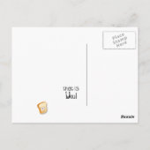 Het beste sinds gespleten brood briefkaart (Achterkant)