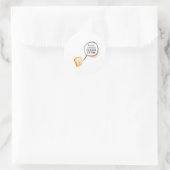 Het beste sinds gespleten brood ronde sticker (Tas)