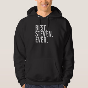 Het beste. Steven. Ooit. Grappig Mannen Vader's id Hoodie