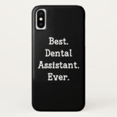 Het beste. Tandassistent. Ooit. Case-Mate iPhone Case (Achterkant)
