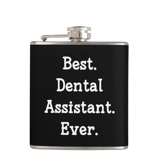 Het beste. Tandassistent. Ooit. Heupfles (Voorkant)