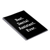 Het beste. Tandassistent. Ooit. Notitieboek (Rechterzijde)