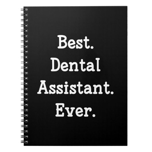 Het beste. Tandassistent. Ooit. Notitieboek (Voorkant)