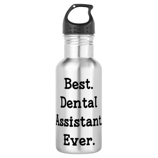 Het beste. Tandassistent. Ooit. Waterfles (Voorkant)