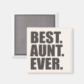 Het beste. Tante. Ooit. Magneet (Voorkant / Achterkant)