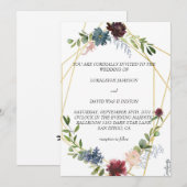 Het beste trouwuitnodiging kaart (Voorkant / Achterkant)