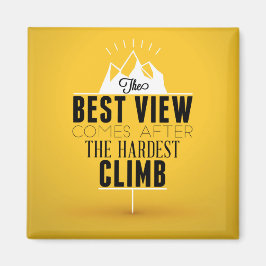 Het beste Uitzicht komt na de moeilijkste klim Magneet