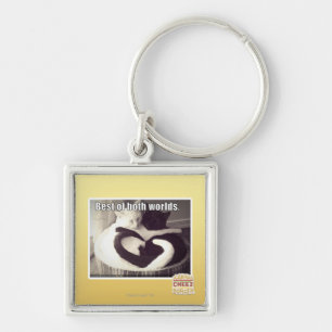 Het beste van beide werelden. sleutelhanger
