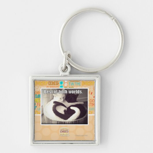 Het beste van beide werelden. sleutelhanger (Voorkant)