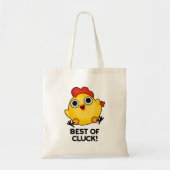 Het beste van Cluck Funny Chicken Pun Tote Bag (Voorkant)