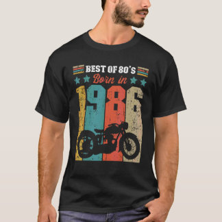 Het beste van de 80's die in 1986 werden geboren i t-shirt