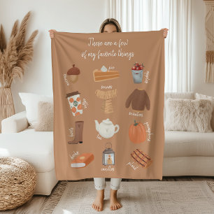 Het beste van de herfst Enkele van mijn favoriete Fleece Deken
