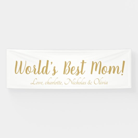 Het beste van de Mam gouden douanemanuscript van d Spandoek (Horizontaal)